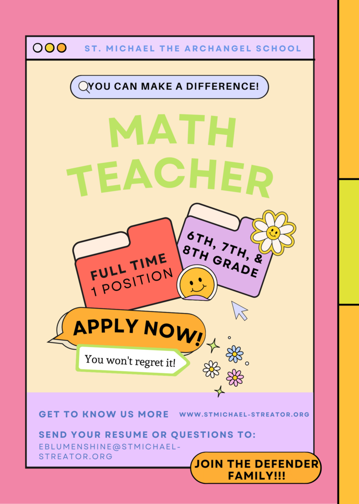 Math Teacher Job Ad